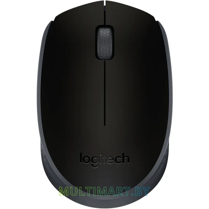 Мышь Logitech M171 Wireless Mouse (серый/черный)